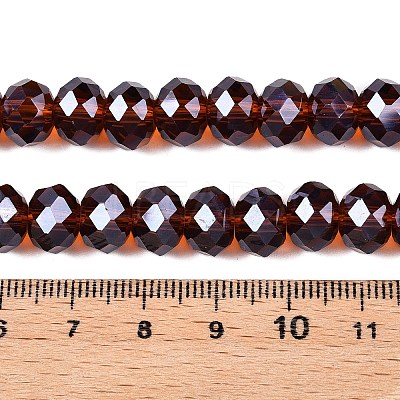 Electroplate Glass Beads Strands EGLA-A034-T10mm-A36-1