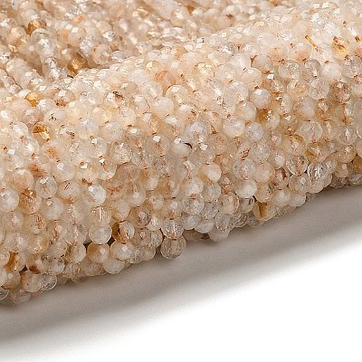 Natural Citrine(Heated) Beads Strands G-RM2025524-A03-4mm-1