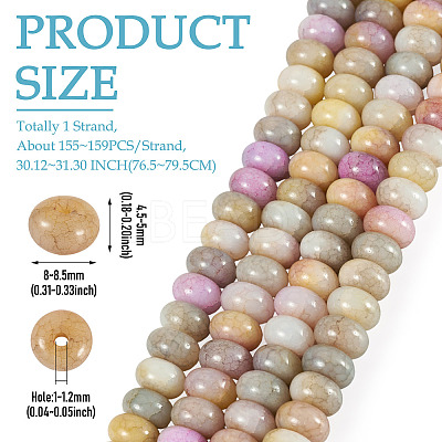 1 Strand Glass Beads Strands GLAA-TADJ0001-06I-1