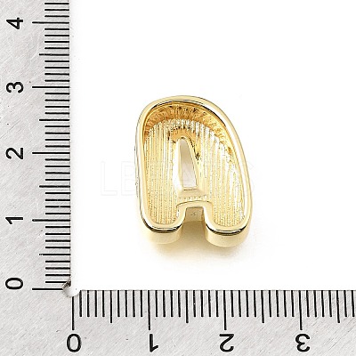 Brass Slide Charms KK-E802-33G-1