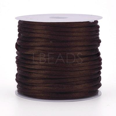 Nylon Satin Rattail Cords NWIR-L006-1mm-03-1