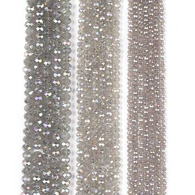 Electroplate Glass Beads Strands EGLA-A044-J8mm-B10-1