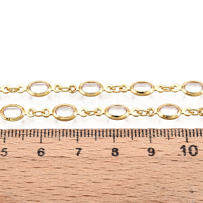 Brass Oval Link Chains CHC-N023-04A-G-1