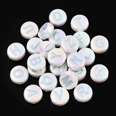 UV Plating Enamel Acrylic Beads PACR-N015-01D-1
