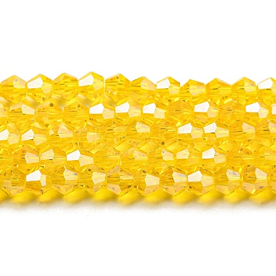 Transparent Electroplate Glass Beads Strands LS-GLAA-F029-2mm-C22-1