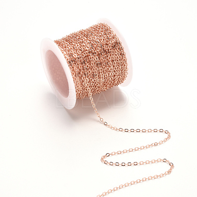 Brass Cable Chains CHC-T008-06A-RG-1
