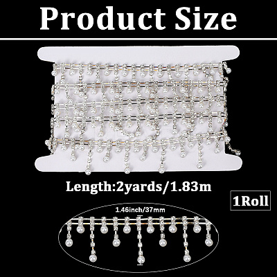 2 Yards Rhinestone Cup Chains CH-CY0001-01-1