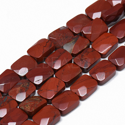 Natural Red Jasper Beads Strands G-T072-07-1