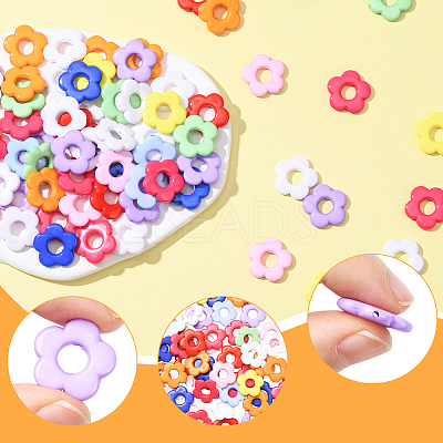 Opaque Acrylic Beads MACR-SP0002-06A-1