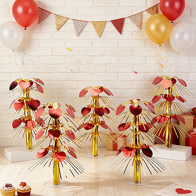 10Pcs Plastic Table Centerpiece Decoration FEPA-WH0008-003B-1