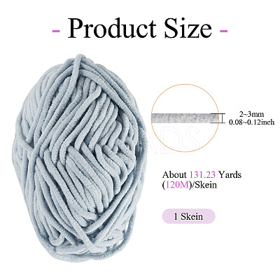 1 Skein Soft Crocheting Yarn WCOR-TADJ0001-01E-1