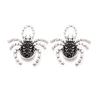Alloy Rhinestone Enamel Pendants PALLOY-R151-67AS-01-1