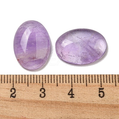 Natural Amethyst Cabochons G-C115-01A-25-1