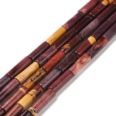 Natural Mookaite Beads Strands X-G-F247-52-1