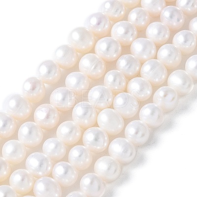 Natural Cultured Freshwater Pearl Beads Strands PEAR-I007-07O-06A-1