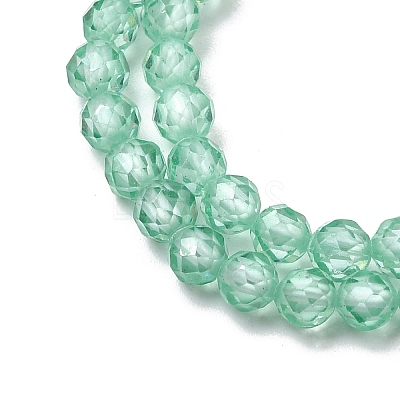 Cubic Zirconia Beads Strands G-G792-47-15C-1