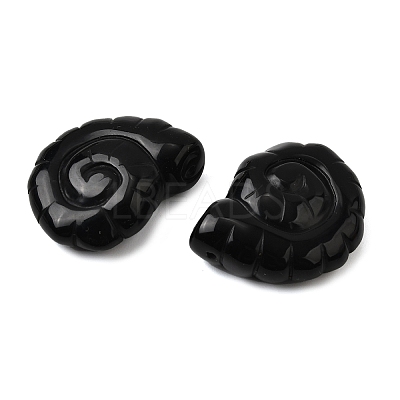 Natural Obsidian Pendants G-NH0065-01E-1