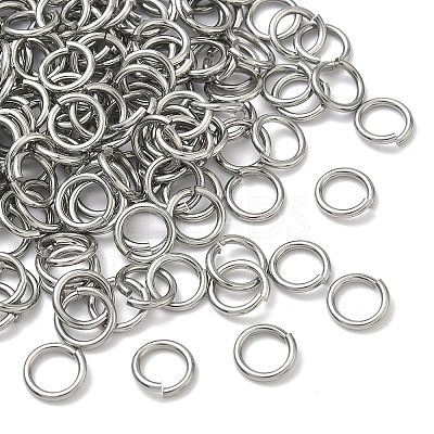 Tarnish Resistant 304 Stainless Steel Open Jump Rings X-STAS-R065-43-1