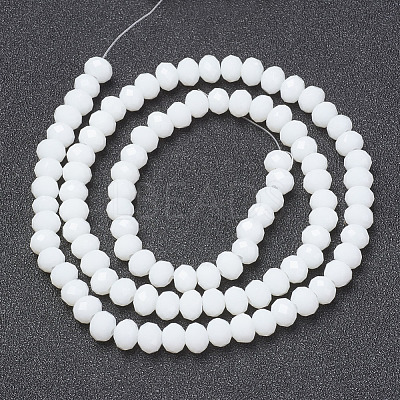 Opaque Solid Color Imitation Jade Glass Beads Strands LS-EGLA-A044-P6mm-D01-1