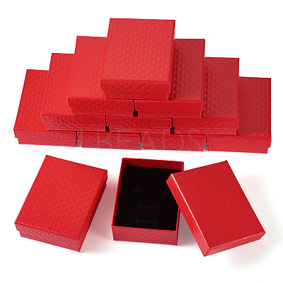 Rhombus Textured Cardboard Gift Storage Boxes CON-TAC0010-03A-04-1