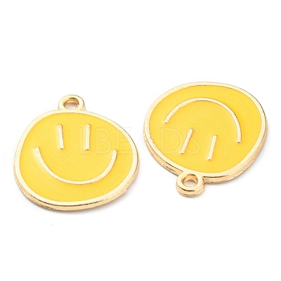 Alloy Enamel Pendants ENAM-D051-18G-02-1