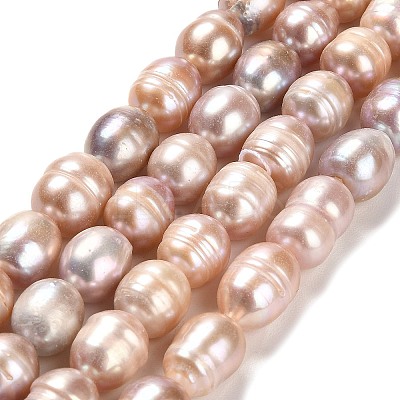 Natural Cultured Freshwater Pearl Beads Strands PEAR-E016-107-1