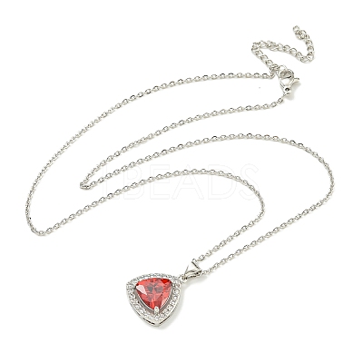 304 Stainless Steel Cable Chain Necklaces NJEW-H040-17P-1