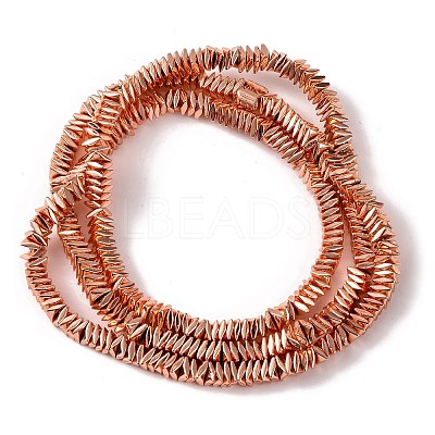 Electroplated Synthetic Non-magnetic Hematite Beads Strands G-G849-07A-RG-1
