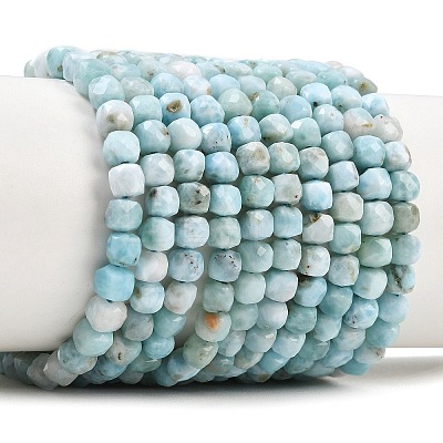 Natural Larimar Beads Strands G-F803-C01-01A-1