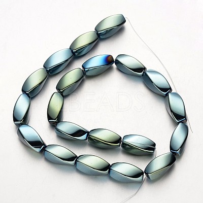 Electroplate Non-magnetic Synthetic Hematite Beads Strands G-F300-11A-1