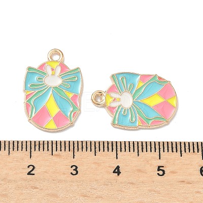 Easter Alloy Enamel Pendants LS-ENAM-I055-01KCG-10-1