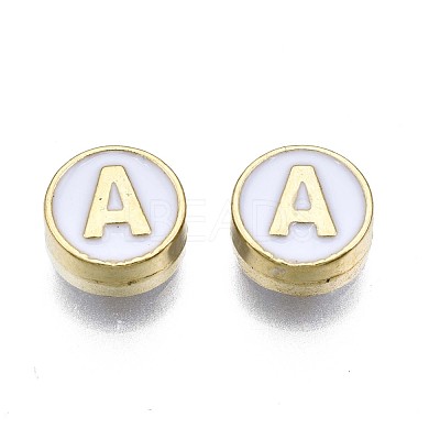 Alloy Enamel Beads ENAM-N052-006-01A-RS-1