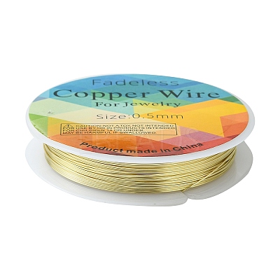 Copper Jewelry Wire CWIR-CW0.5mm-28-1