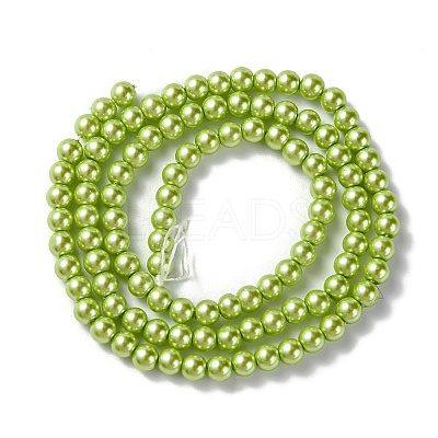 Grade A Glass Pearl Beads HY-J001-4mm-HX014-1