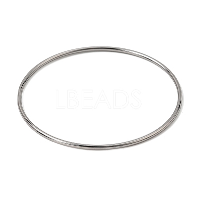2MM 304 Stainless Steel Bangles for Women SA-CBA37BC-23B-P-1