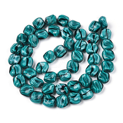 Handmade Milleflori Glass Beads Strands LAMP-M018-01A-10-1