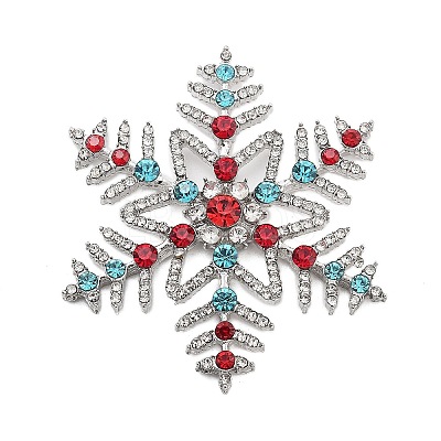 Christmas Alloy Rhinestone Cabochons FIND-U016-03P-01-1