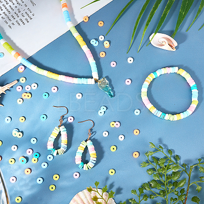 Handmade Polymer Clay Beads CLAY-FH0001-02B-01-1