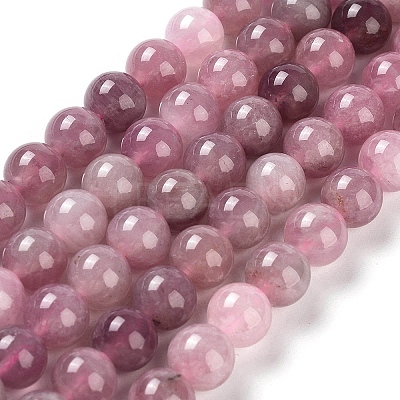Natural Madagascar Rose Quartz Beads Strands G-B076-A01-02-1