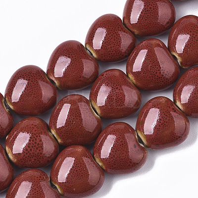 Handmade Porcelain Beads X-PORC-S498-15A-19-1