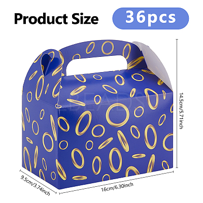12Pcs Ring Printed Cardboard Paper Packing Boxes with Die Cut Hole Handles CON-WH0085-187-1