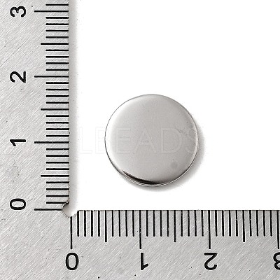 Non-Tarnish Stainless Steel Plain Edge Bezel Cups X-STAS-M226-03B-1