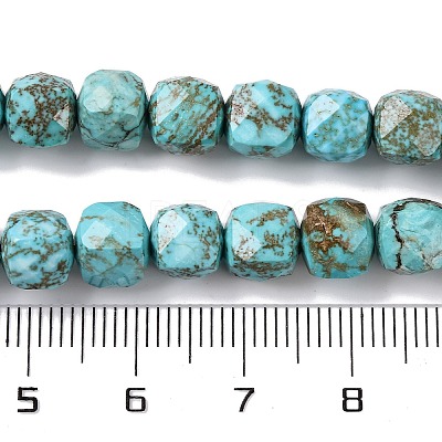 Natural Howlite Beads Strands G-G001-B03-02-1
