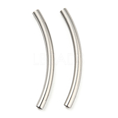 Non-Tarnish 304 Stainless Steel Tube Beads STAS-B047-27K-P-1