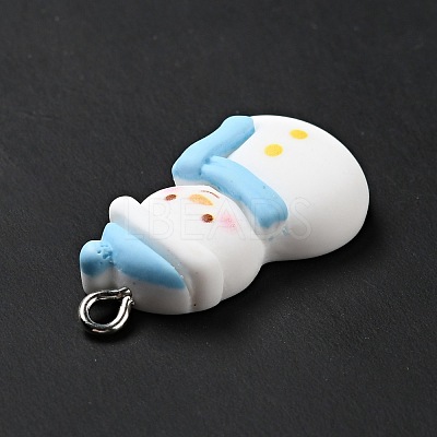 Christmas Opaque Resin Pendants RESI-G043-A02-1