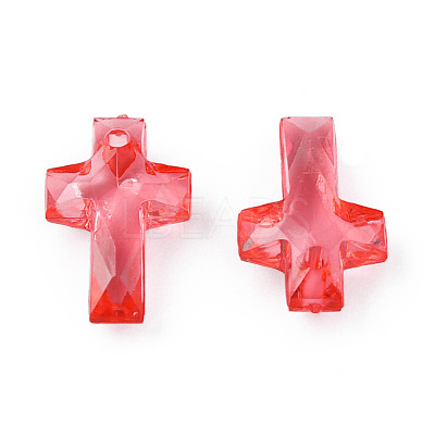 Transparent Acrylic Pendants MACR-S373-130-B06-1