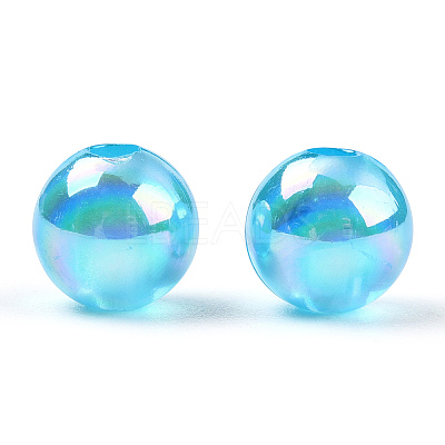 Transparent Acrylic Beads MACR-T046-01E-09-1