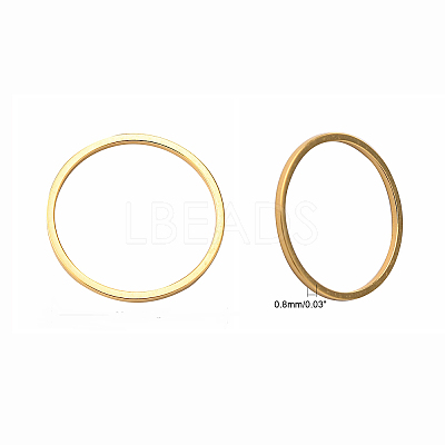 Ion Plating(IP) 304 Stainless Steel Linking Ring X-STAS-S079-13-B04-NF-1