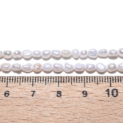 Natural Cultured Freshwater Pearl Beads Strands PEAR-N014-03E-01-1
