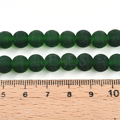 Transparent Glass Beads Strands GLAA-T032-T8mm-MD22-1